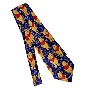 Winnie The Pooh Neck Tie By Exquisite Apparel Draw Pooh Purple Tie Disney
